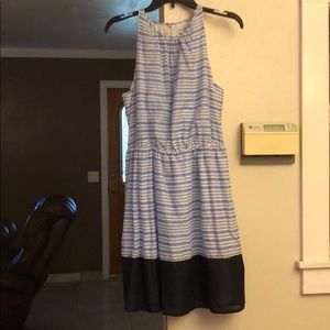 Old navy super cute blue and white striped dress
